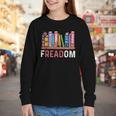 Freadom Anti Ban Books Freedom To Read Book Lover Reading Youth Long Sleeve Tee