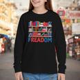 Freadom To Read Book Lover Reading Freedom Youth Long Sleeve Tee