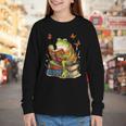 Frog & Toad Fishing Vintage Classic Book Frog Reading Book Youth Long Sleeve Tee Frog & Toad Fishing Vintage Classic Book Frog Reading Book Youth Long Sleeve Tee