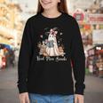 Ghost Reading Book Coquette Bow Halloween Girl Kid Teacher Youth Long Sleeve Tee Ghost Reading Book Coquette Bow Halloween Girl Kid Teacher Youth Long Sleeve Tee