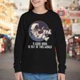 Good Book Is Out Of This World Astronaut Space Youth Long Sleeve Tee