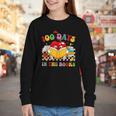 Groovy 100 Days In The Books Reading 100th Day Of School Youth Long Sleeve Tee