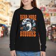 Halloween Book Lover Ghost Boo Pun Read More Boooks Youth Long Sleeve Tee Halloween Book Lover Ghost Boo Pun Read More Boooks Youth Long Sleeve Tee