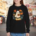 Halloween Cute Ghost Shirt Reading Books Ghost Youth Long Sleeve Tee Halloween Cute Ghost Shirt Reading Books Ghost Youth Long Sleeve Tee