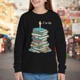 I'm Ok Books Reading Books Lover National Book Day Youth Long Sleeve Tee