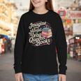 Imagine Being Afraid Of Drag Queens And Books LGBT Pride Youth Long Sleeve Tee