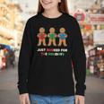 Just Booked For The Holidays Gingerbread Youth Long Sleeve Tee Just Booked For The Holidays Gingerbread Youth Long Sleeve Tee