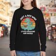 Just A Boy Who Loves Dragons And Books Kids Toddler Baby 5T Youth Long Sleeve Tee Just A Boy Who Loves Dragons And Books Kids Toddler Baby 5T Youth Long Sleeve Tee