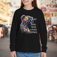 Just a Girl Who Loves Books Youth Long Sleeve Tee