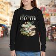 Just One More Chapter Book Lover Youth Long Sleeve Tee