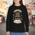 Just One More Chapter Cozy Book Lover Reading & Coffee Youth Long Sleeve Tee