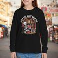 Just One More Chapter Skeleton Reading Cozy Books Youth Long Sleeve Tee Just One More Chapter Skeleton Reading Cozy Books Youth Long Sleeve Tee