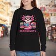 Kawaii Axolotl Readsolotl Book Lover Reading Bookworm Girls Youth Long Sleeve Tee Kawaii Axolotl Readsolotl Book Lover Reading Bookworm Girls Youth Long Sleeve Tee