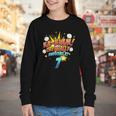 Kids Ka-Blam 7 Year Old Boys 7th Birthday Comic Book Super Hero Youth Long Sleeve Tee