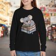 Koala Reading Book Pajama Sleep Youth Long Sleeve Tee