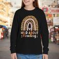 Leopard Teacher Wild About Reading Books Reader Librarian Youth Long Sleeve Tee Leopard Teacher Wild About Reading Books Reader Librarian Youth Long Sleeve Tee
