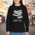 Let's Get Lit Books Youth Long Sleeve Tee