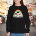 Libraries Are For Everyone Book LGBTQ Ally Gay Pride Month Youth Long Sleeve Tee Libraries Are For Everyone Book LGBTQ Ally Gay Pride Month Youth Long Sleeve Tee