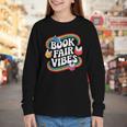 Library Book Fair Vibe Groovy Retro School Reading Nostalgic Youth Long Sleeve Tee Library Book Fair Vibe Groovy Retro School Reading Nostalgic Youth Long Sleeve Tee