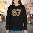 Literary 67 Bookshelf Six Seven Reading Meme Youth Long Sleeve Tee Literary 67 Bookshelf Six Seven Reading Meme Youth Long Sleeve Tee