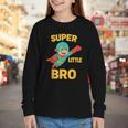 Little Cute Superhero Brother Comic Book Baby Bro Youth Long Sleeve Tee Little Cute Superhero Brother Comic Book Baby Bro Youth Long Sleeve Tee