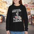 I Look Better Bent Over A Book Book Lover Youth Long Sleeve Tee