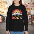 Take A Look It's In A Book Reading Book Vintage Rainbow Youth Long Sleeve Tee