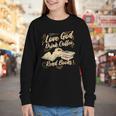 Love God Drink Coffee Read Books Christian Tee Youth Long Sleeve Tee