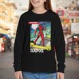 Marvel Comics Deadpool Vintage Book Art Youth Long Sleeve Tee