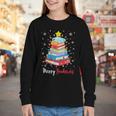 Merry Bookmas Book Christmas Tree Lights Xmas Men Women Kids Youth Long Sleeve Tee Merry Bookmas Book Christmas Tree Lights Xmas Men Women Kids Youth Long Sleeve Tee