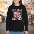 New Year New Chapter Happy New Year 2025 Book Lover Youth Long Sleeve Tee