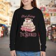 Not Today I'm Booked Book Lover Book Stack Coquette Bow Youth Long Sleeve Tee Not Today I'm Booked Book Lover Book Stack Coquette Bow Youth Long Sleeve Tee