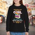 Once Upon A Time There Was A Girl Who Loves Books And Cats Youth Long Sleeve Tee Once Upon A Time There Was A Girl Who Loves Books And Cats Youth Long Sleeve Tee