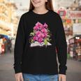 Orchids Flowers Book Floral Youth Long Sleeve Tee