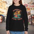 Paperbacks And Pool Days Flamingo Reading Summer Vibes Books Youth Long Sleeve Tee Paperbacks And Pool Days Flamingo Reading Summer Vibes Books Youth Long Sleeve Tee