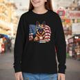 Patriotic German Shepherd Books Baseball USA Flag Vintage Youth Long Sleeve Tee Patriotic German Shepherd Books Baseball USA Flag Vintage Youth Long Sleeve Tee
