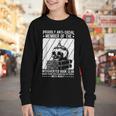 PROUDLY ANTI-SOCIAL MEMBER OF THE Introverted Book Club Youth Long Sleeve Tee