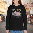 There Is No Such Thing As Too Many Books Reading Teacher Youth Long Sleeve Tee There Is No Such Thing As Too Many Books Reading Teacher Youth Long Sleeve Tee
