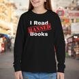 I Read Banned Books Censored Red Stamp Reading Librarian Youth Long Sleeve Tee I Read Banned Books Censored Red Stamp Reading Librarian Youth Long Sleeve Tee