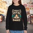 Read More Books Camping Outdoors Travel Campfire Smores Youth Long Sleeve Tee