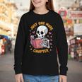 Read Books Lover Bookworm Cute Reading Just One More Chapter Youth Long Sleeve Tee