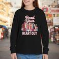 Read Your Heart Out Book Lover Reading Enthusiasts Floral Youth Long Sleeve Tee Read Your Heart Out Book Lover Reading Enthusiasts Floral Youth Long Sleeve Tee