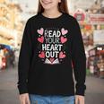 Read Your Heart Out Teacher Reading Book Love Valentines Day Youth Long Sleeve Tee Read Your Heart Out Teacher Reading Book Love Valentines Day Youth Long Sleeve Tee