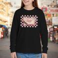 Read Your Heart Out Valentine Reading Book Teacher Student Youth Long Sleeve Tee