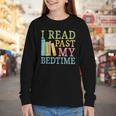 I Read Past My Bedtime Book Quote Humor Youth Long Sleeve Tee I Read Past My Bedtime Book Quote Humor Youth Long Sleeve Tee