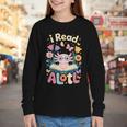 Reading Axolotl Book Lover Wildflowers Youth Long Sleeve Tee Reading Axolotl Book Lover Wildflowers Youth Long Sleeve Tee