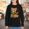 Reading Book Lover Red Panda Read Books Be Kind Stays Weird Youth Long Sleeve Tee Reading Book Lover Red Panda Read Books Be Kind Stays Weird Youth Long Sleeve Tee