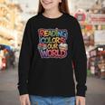Reading Colors Our World Books Lover Youth Long Sleeve Tee Reading Colors Our World Books Lover Youth Long Sleeve Tee