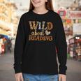 Reading Lover Wild About Reading Reading Books And Bookworm Youth Long Sleeve Tee Reading Lover Wild About Reading Reading Books And Bookworm Youth Long Sleeve Tee