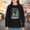 Reading Is Snow Much Fun Christmas Books Snowman Bookworm Youth Long Sleeve Tee Reading Is Snow Much Fun Christmas Books Snowman Bookworm Youth Long Sleeve Tee